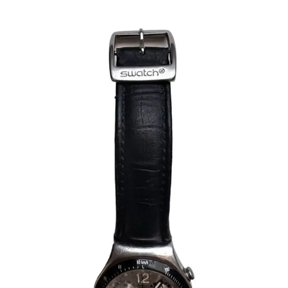 Vintage Men's Swatch Irony Chronograph Watch 4 Jewels‎ V8 Swiss Made Patented WR